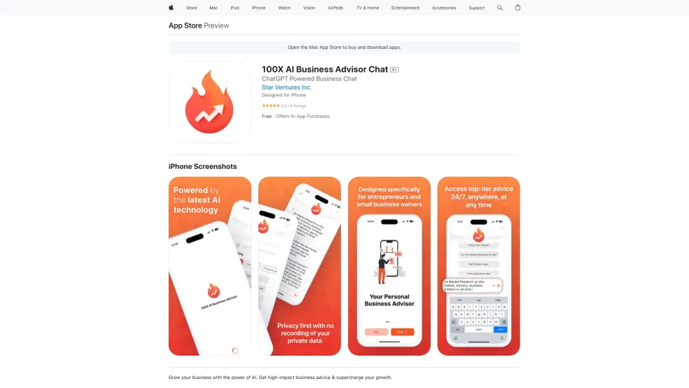 100X AI Business Advisor : Data-Driven Insights & Growth Strategies