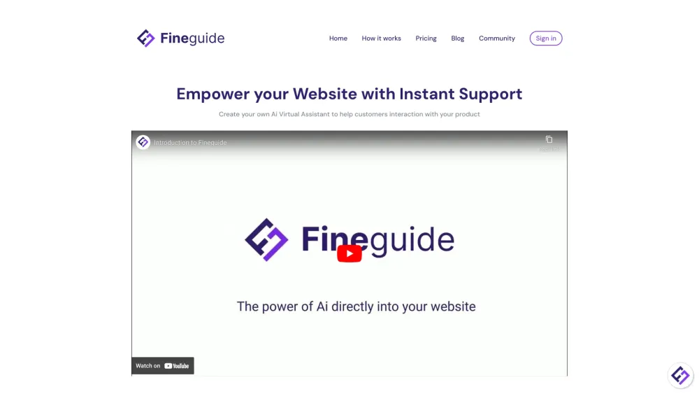 Fineguide : AI Assistants, Seamless Integration, 24/7 Support, Boost Engagement