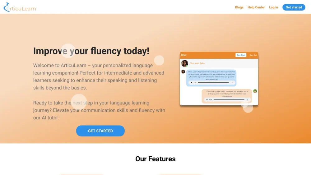 ArticuLearn: AI Tutor for Speaking, Listening Skills : Interactive Lessons