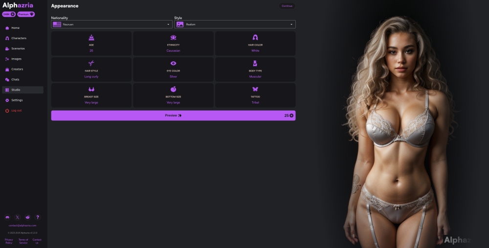 Alphazria: AI-Generated Adult Images for Mature Audiences : Exclusive High-Quality Synthetic Content with Advanced AI Technology
