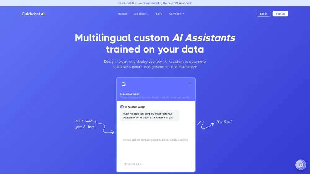 Quickchat AI: Customize, Control, Cite – Boost Engagement Today!