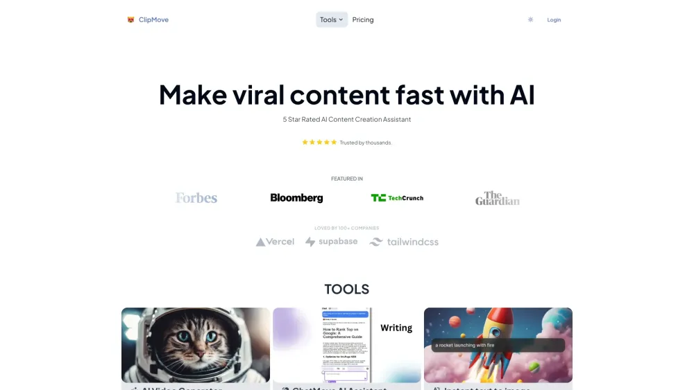 ClipMove AI: AI Models, Video Generator & Content Tools