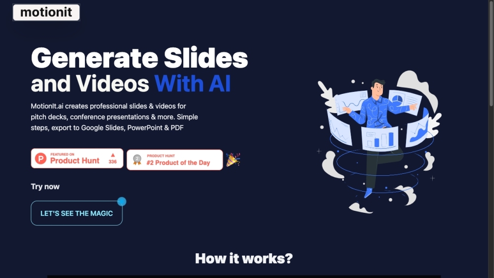 MotionIt.ai: AI-Powered Slide & Video Generator for Stunning Presentations