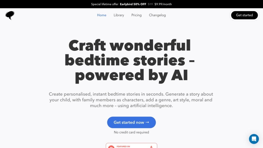 Bedtimestory.ai: AI-Powered Custom Stories, Characters & Adventures