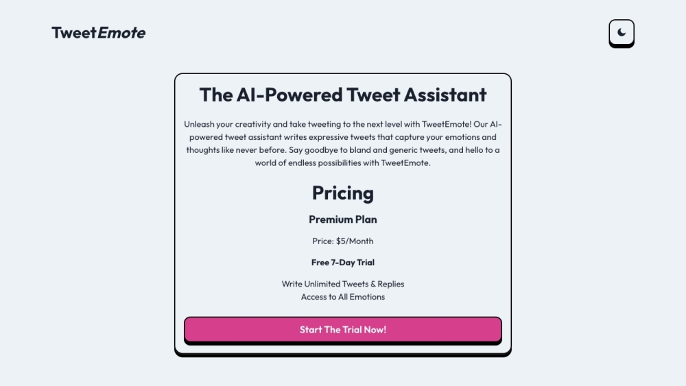 TweetEmote: AI Tweet Assistant for Expressive, Impactful Messaging