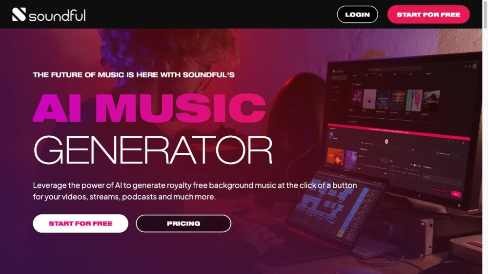Soundful: AI Music Generator, Create Unlimited Tracks, Monetize Easily