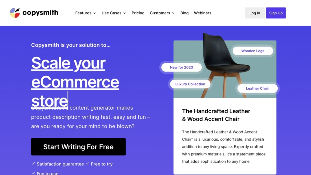 Copysmith: AI Tools for eCommerce, Agencies, Freelancers : Boost SEO Content