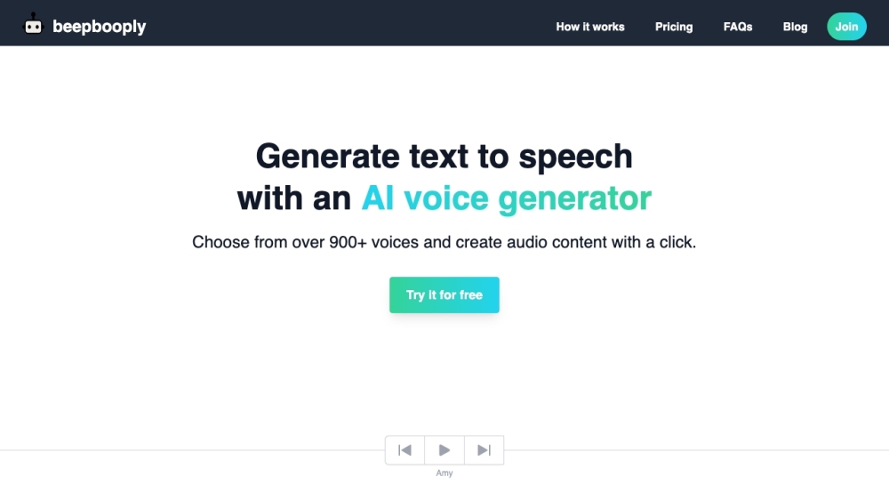 Beepbooply: 900+ Voices, 80+ Languages, Lifelike Text-to-Speech