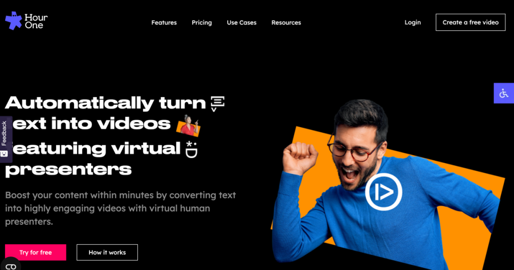 Hour One: AI Video Generator | Custom Templates & Multilingual AI Presenters