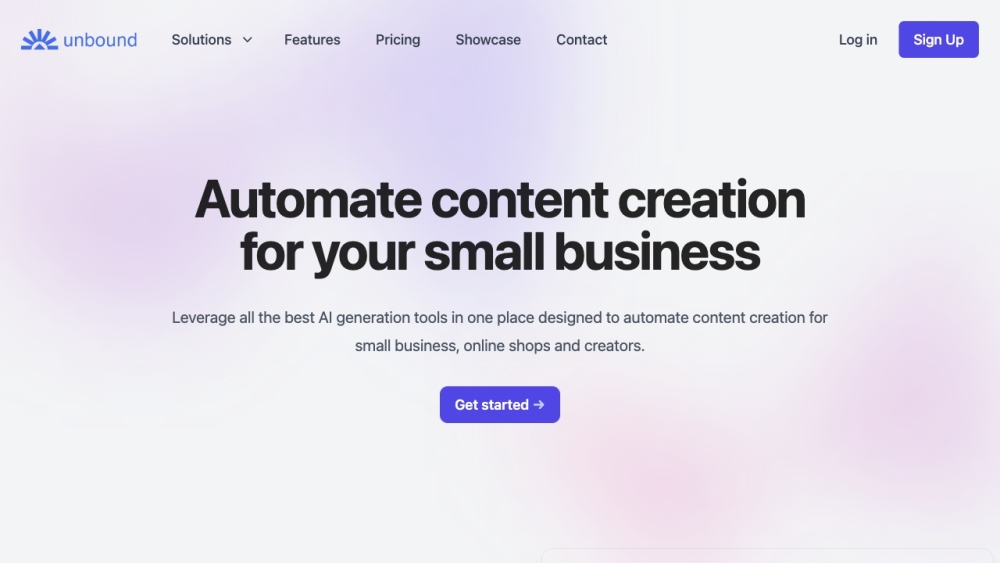 Unbound: Boost Productivity & Creativity with AI-Powered Tools