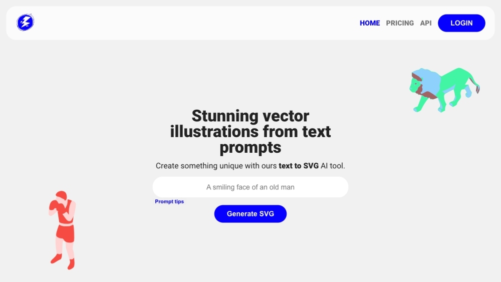 Illustroke: Create SVG Art from Text Prompts Instantly
