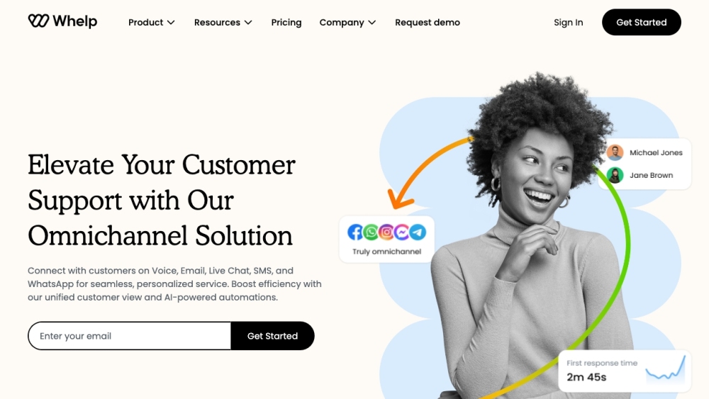 Whelp: AI CRM for Unified Email, Chat, SMS, WhatsApp & Calls