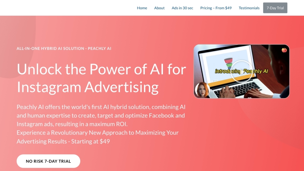 Peachly AI: Smart Ad Optimization, Audience Targeting, Boost ROI