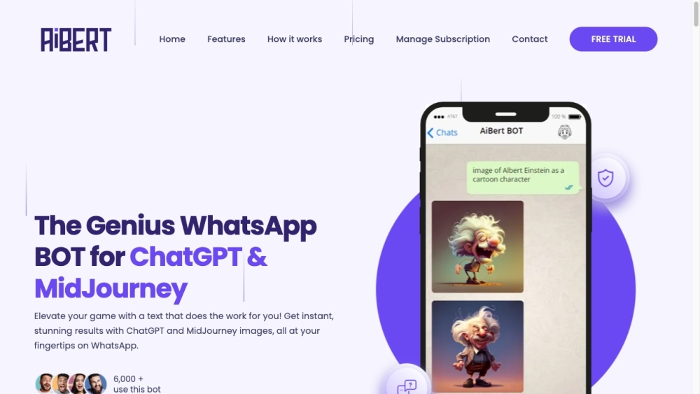 AiBERT: Smart Replies & Stunning Images for WhatsApp Chats