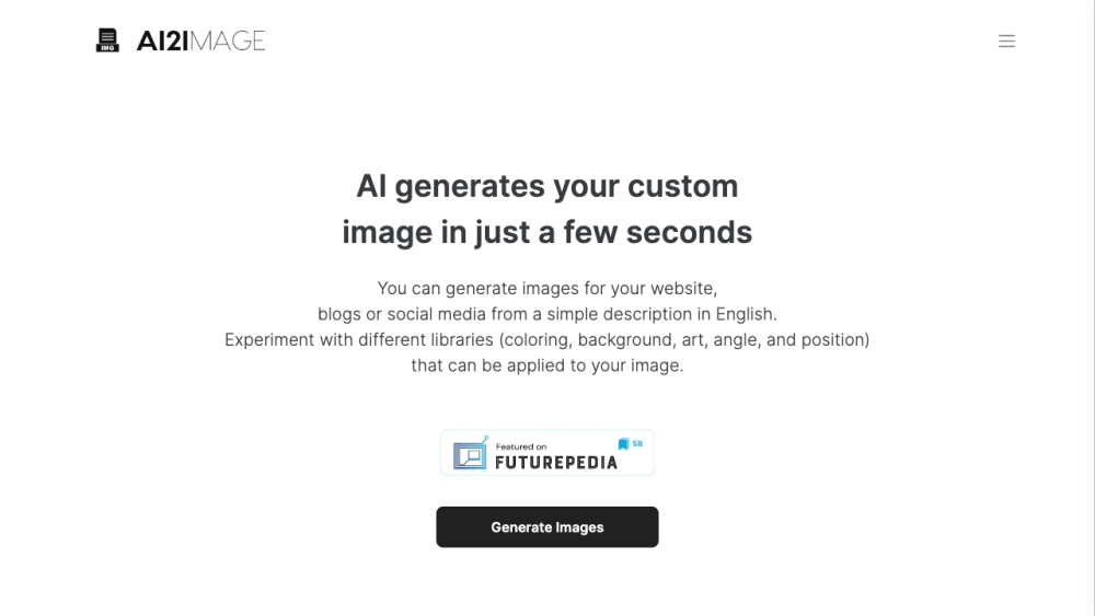 AI2image: AI-Powered Image Generator for Custom Visuals