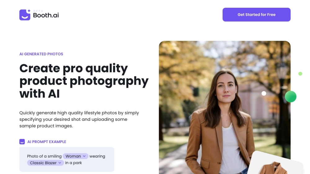 Booth.AI: AI-Powered, Fast, Affordable Product Photography