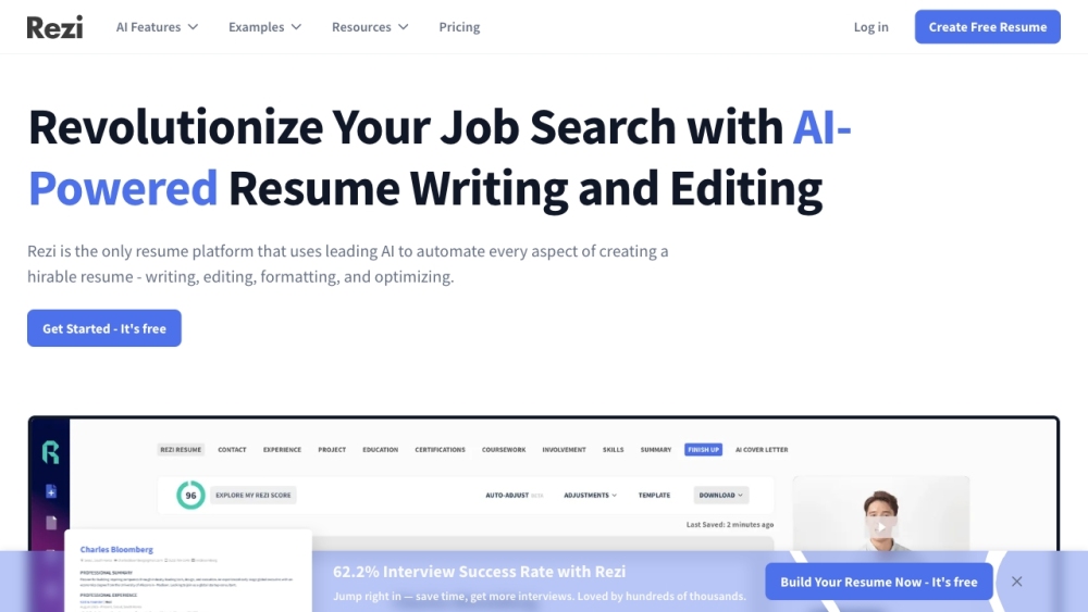 Rezi: AI-Powered Resume Builder, Automate Writing & Optimize resumes