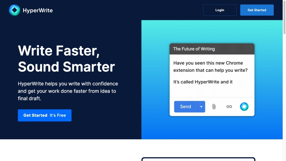 HyperWrite: Smarter Writing, Faster Communication, AI-Powered Tools