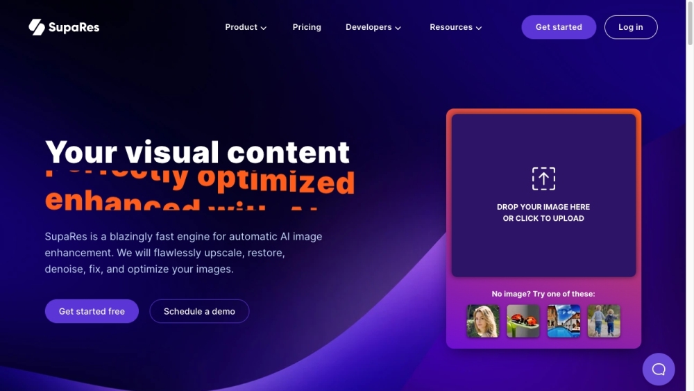 SupaRes: AI Image Enhancement : Upscale, Restore, Optimize Instantly