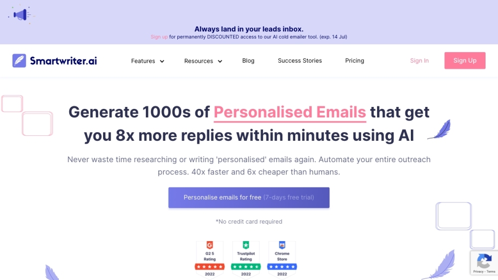 SmartWriter: AI-Powered Emails & LinkedIn Messages : Craft & Boost Conversions