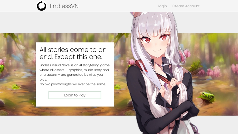 Endless Visual Novel: AI-Crafted Stories, Unique Every Play