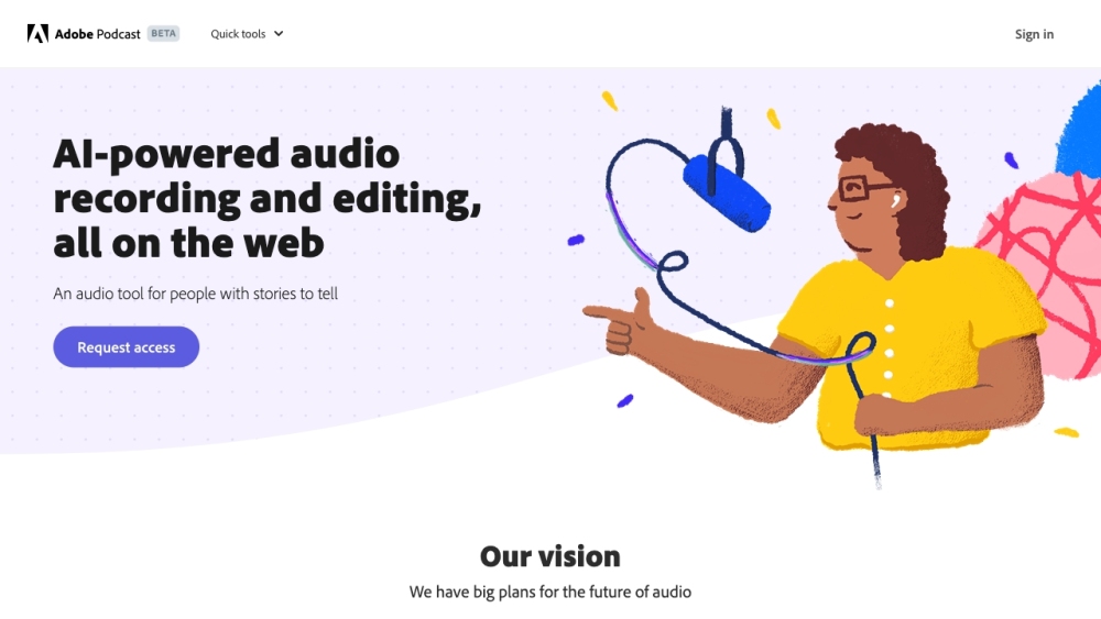 Adobe Podcast: AI Recording, Transcription, Editing & Sharing