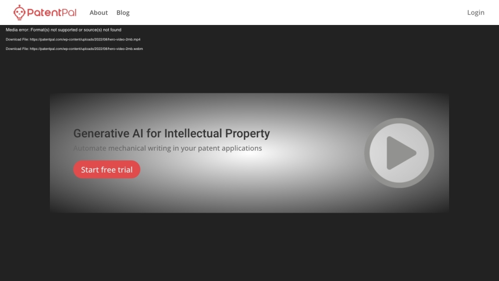 PatentPal: AI-Powered IP Platform for Automated Claims Input, Draft Specs & Export to DOC/PDF