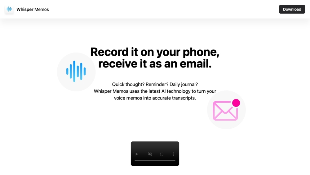 Whisper Memos: AI Transcription, Precise Text, Capture Ideas On-The-Go