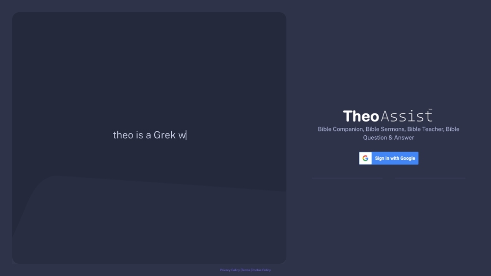 Theo Bible: Sermons, Teaching Tools, Q&A, Companions for Study