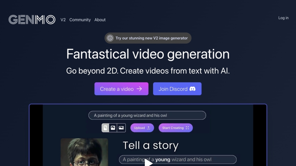 Genmo: AI-driven Creative Copilot for Stunning Videos & Images