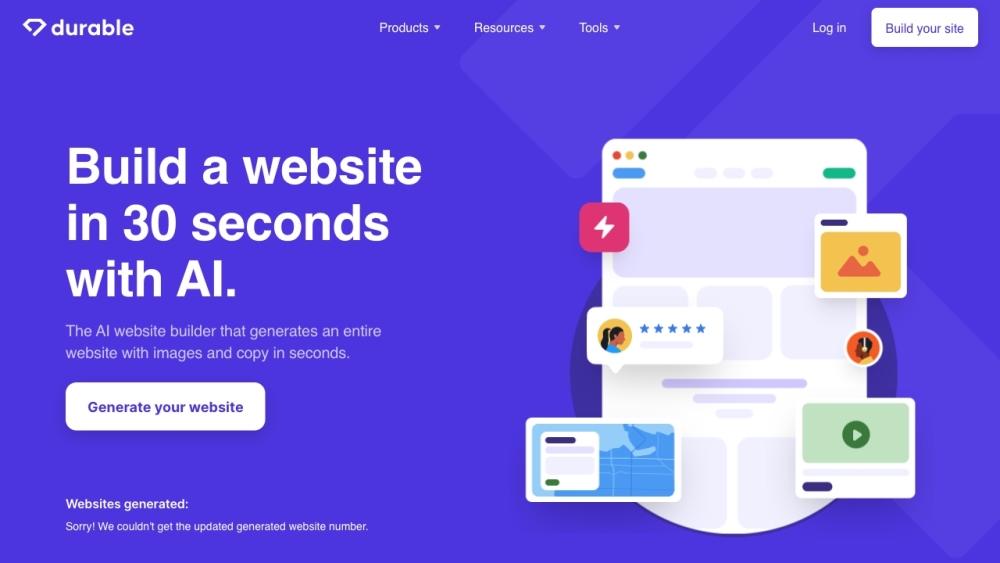 AI Website Builder: Fast Creation, CRM & Marketing Tools