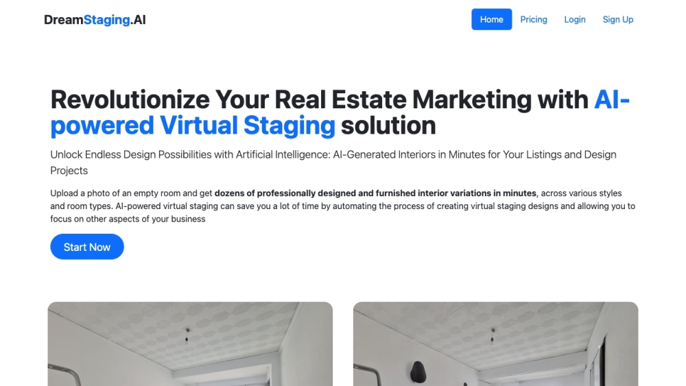 DreamStaging.AI: AI Virtual Staging & Real Estate Marketing Tool