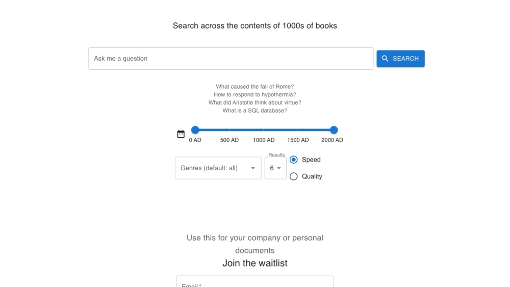 AllSearch.ai: Instant Access to Wisdom from Thousands of Books