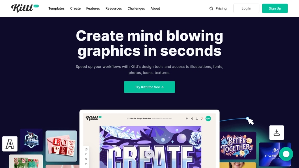 Kittl: AI Design Tools, Text Transform, Mockup Generator : Create Stunning Designs Effortlessly with AI-Powered Features