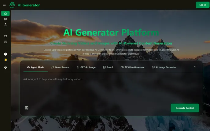 AI Generator : Text-to-Video & AI Image Creation Free